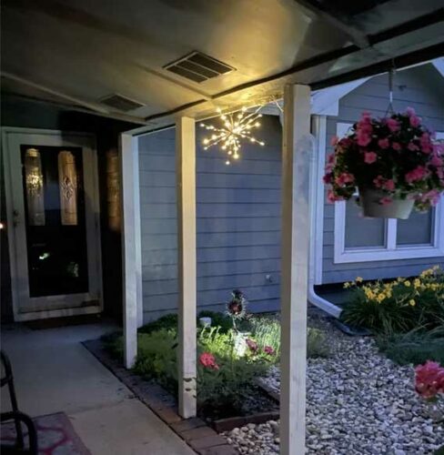 Fireworks Solar Garden Lights- LED, Flexible, Hanging-Eco-Friendly photo review